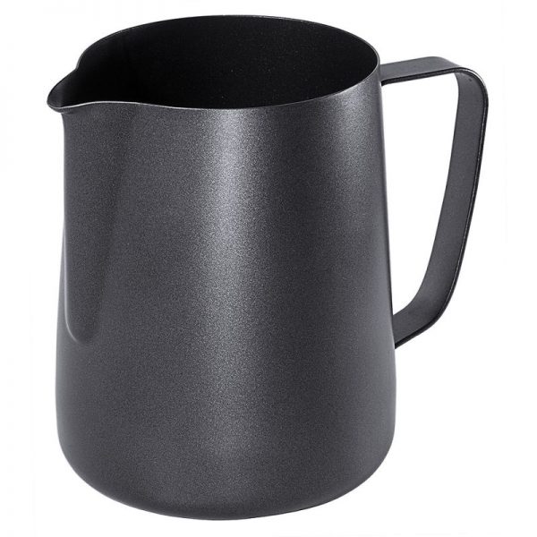 Ąsotis, metalinis, nepridegantis 0.6 L (juodas)