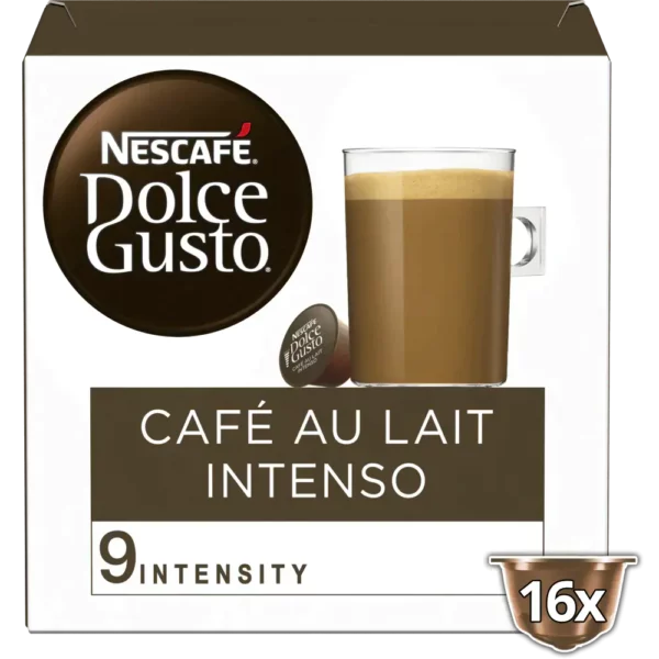 NESCAFÉ® DOLCE GUSTO® CAFÉ AU LAIT KAVA INTENSO