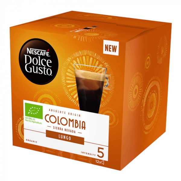 NESCAFÉ® DOLCE GUSTO® EKOLOGIŠKA COLOMBIA KAVA 12 KAPSULIŲ