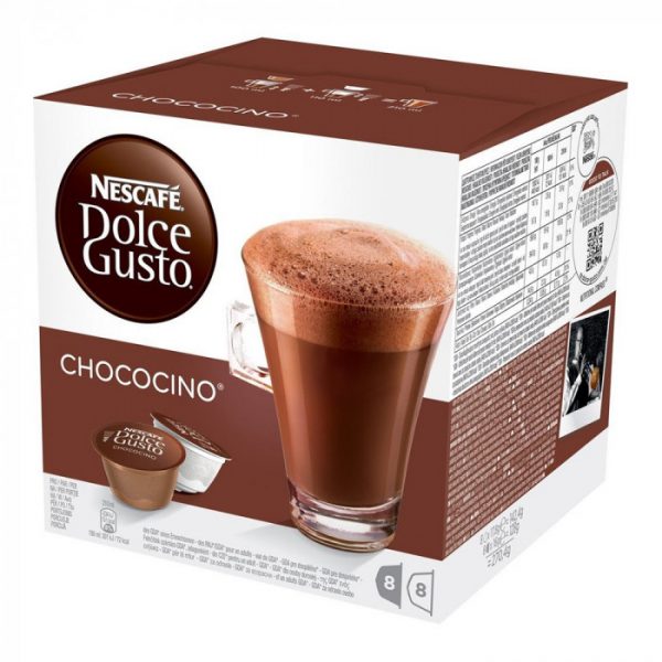 NESCAFÉ® DOLCE GUSTO® CHOCOCINO ŠOKOLADAS 16 KAPSULIŲ