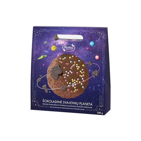 Šokoladinė svajonių planeta, pien. šok. 300g