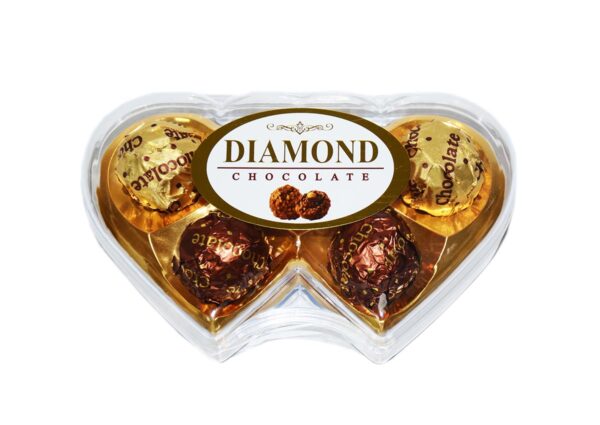 Saldainių dėžutė Diamond  Dvi širdys