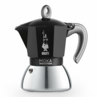 Moka kavinukas Bialetti Moka Induction Black 4 cups