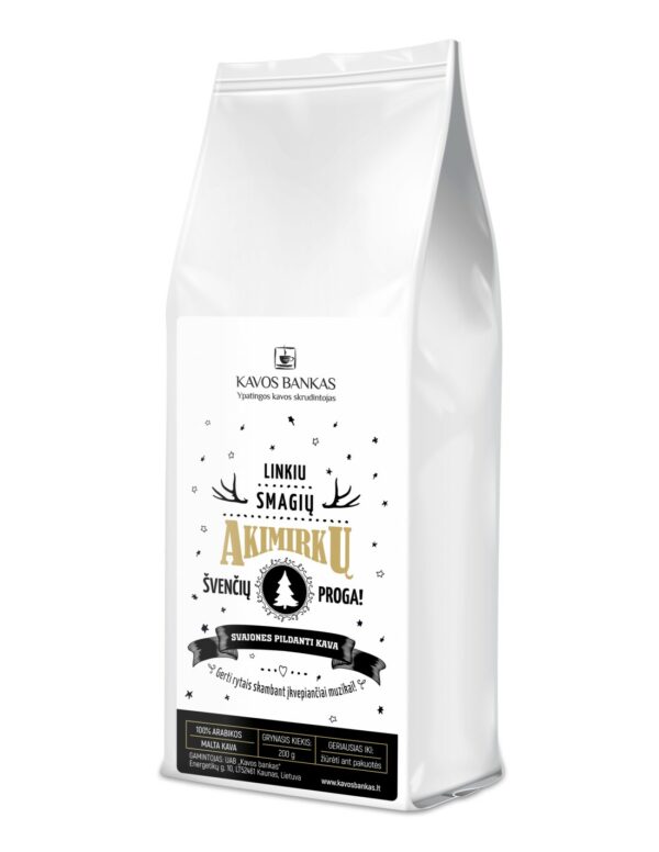 Šventinė kava Smagių akimirkų, malta 200g.