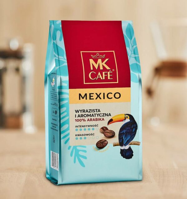 MK Cafe Mexico, 400g kavos pupelės - Image 2