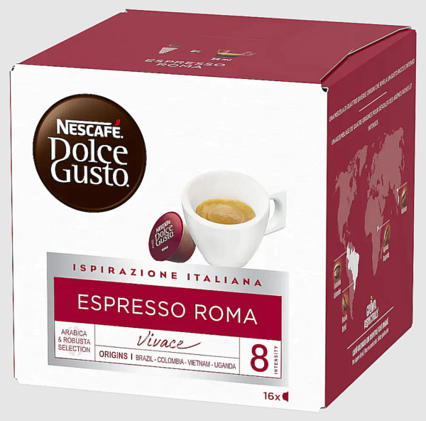 kavos kapsulės Dolce Gusto Espresso Roma