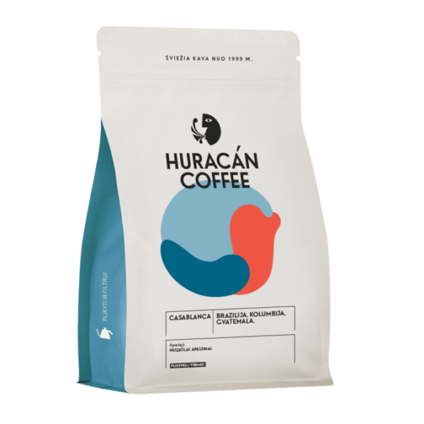 HURACAN CAFFEE CASABLANCA kavos pupelės , 1kg