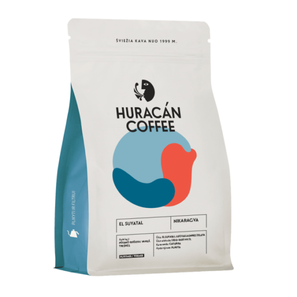 HURACAN CAFFEE Nicaragua El Suyatal kavos pupelės, 350g