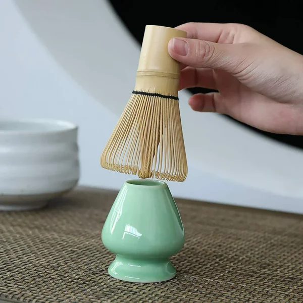 Keramikinis matcha šluotelės laikiklis - Image 2