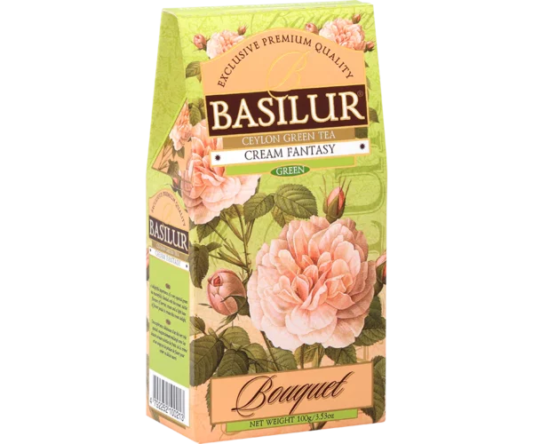 Kreminė Fantazija Jūsų Puodelyje: Basilur Kreminė Fantasy žalioji arbata 100g. - Image 4
