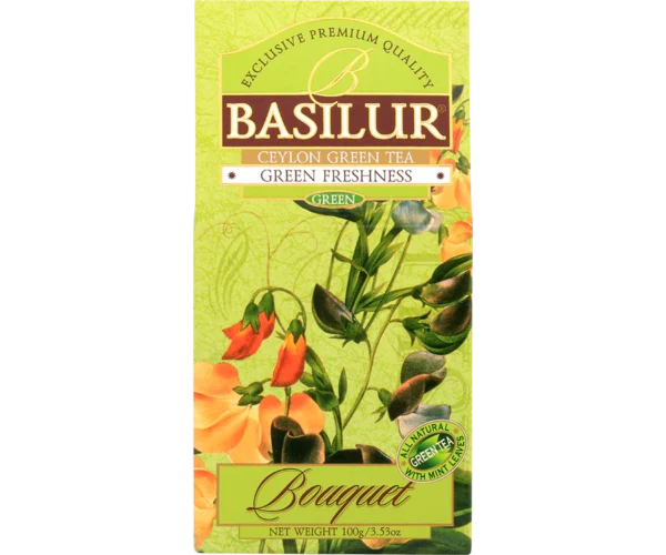 BASILUR ceylono žalioji arbata 100g. - Image 4