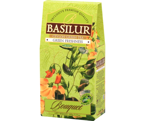 BASILUR ceylono žalioji arbata 100g. - Image 3