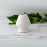 Baltas matcha bambukinis lakiklis