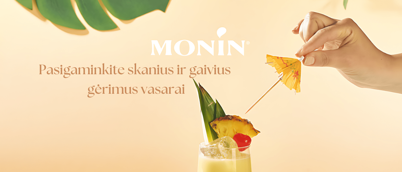 MONIN receptai vasarai