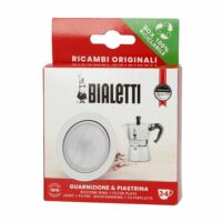 Bialetti Tarpinė ir Sietelis Moka Induction 3-4 puodeliams – kokybiškas sprendimas ilgesniam kavos virimo aparato naudojimui