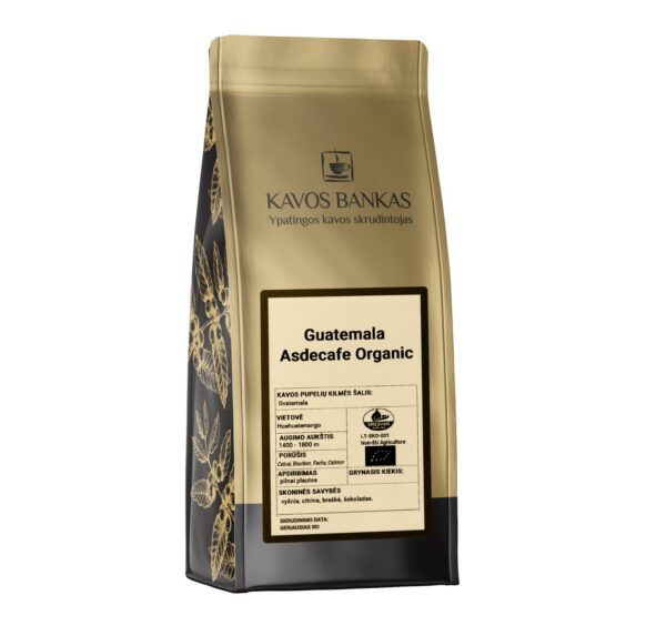 KAVOS BANKAS Guatemala Asdecafe Organic malta kava 250g
