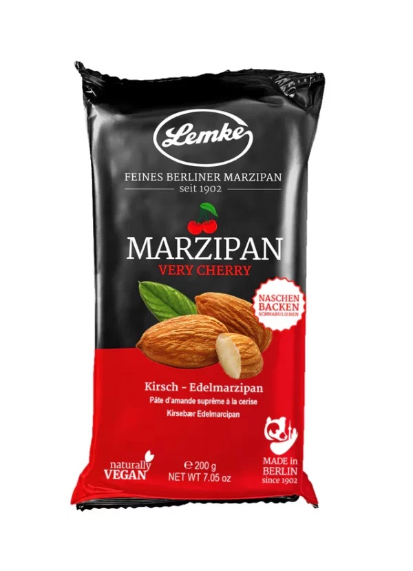 Marcipanas „Very Cherry“ – nepakartojamas vyšnių ir migdolų derinys 200g