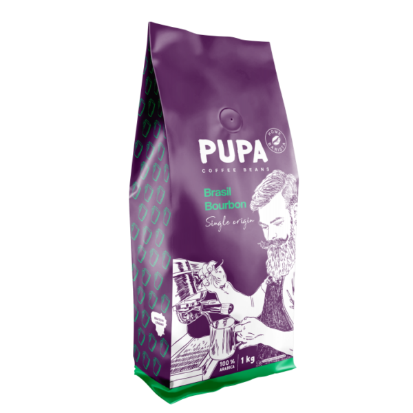PUPA Brazil Bourbon 1 kg – Išskirtinė braziliška kava tikriems kavos gurmanams