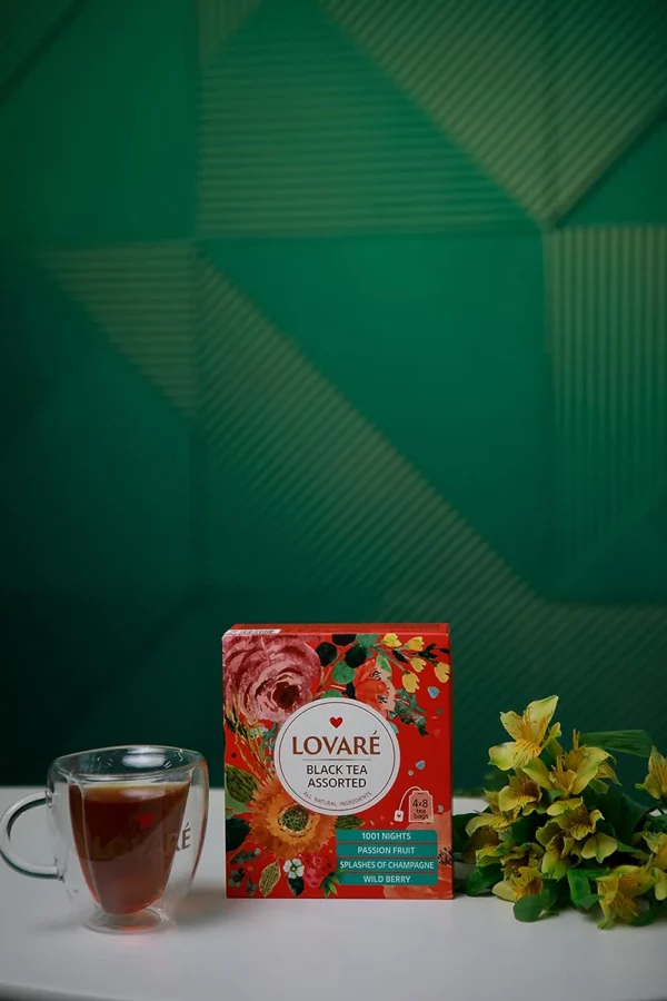 LOVARE "Assorted Tea Collection" – keturių skonių juodos arbatos rinkinys 32vnt - Image 9