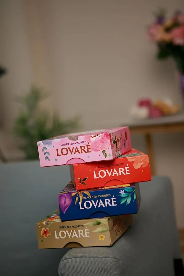 LOVARE "Assorted Tea Collection" – keturių skonių juodos arbatos rinkinys 32vnt - Image 8