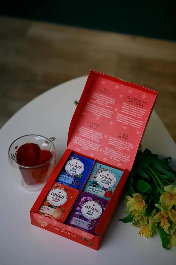 LOVARE "Assorted Tea Collection" – keturių skonių juodos arbatos rinkinys 32vnt - Image 11