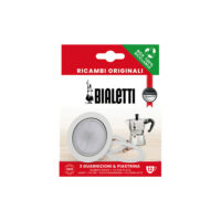 Bialetti Tarpinės ir Sietelis Moka Kavinukui (12 puodelių) – Originalus Rinkinys Ilgam Kavinuko Tarnavimui