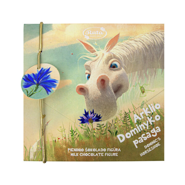 Pieninio šokolado figūrėlė – Arklio Dominyko pasaga 45 g | Rūta
