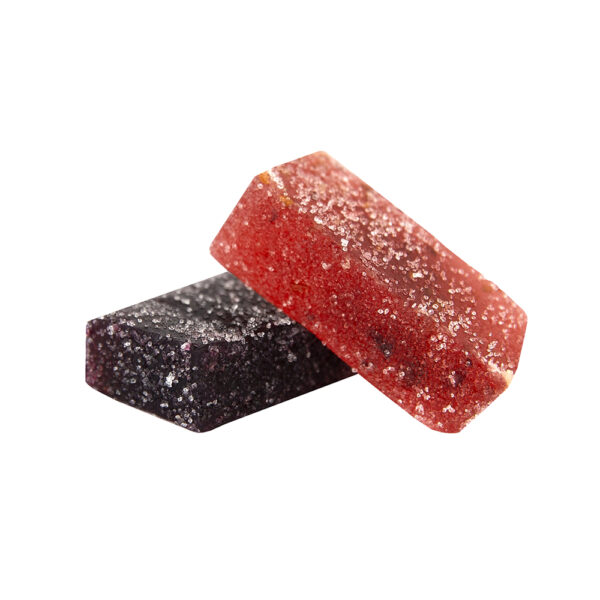 Rūta želė saldainiai su juodaisiais serbentais ir spanguolėmis, 120 g - Image 2
