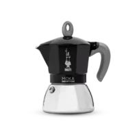 Bialetti Moka Induction Nera – juodas moka kavinukas indukcijai