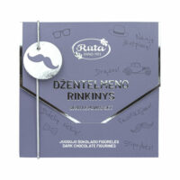 Figura „Džentelmeno rinkinys“ – 75 % juodasis šokoladas 45 g