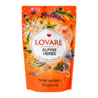 LOVARE Alpine Herbs 50 piramidžių – Žolelių arbatos rinkinys 