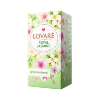 LOVARE Royal Jasmine žalioji arbata, 24 pak. x 1,5 g