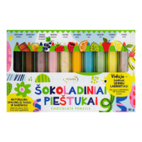 RŪTA Šokoladinių figūrų rinkinys „Šokoladiniai pieštukai“ 95 g