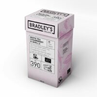 Bradley’s ekologiška braškių ir vanilės skonio baltoji arbata 25 pak.