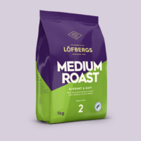 Löfbergs Medium Roast kavos pupelės 1 kg