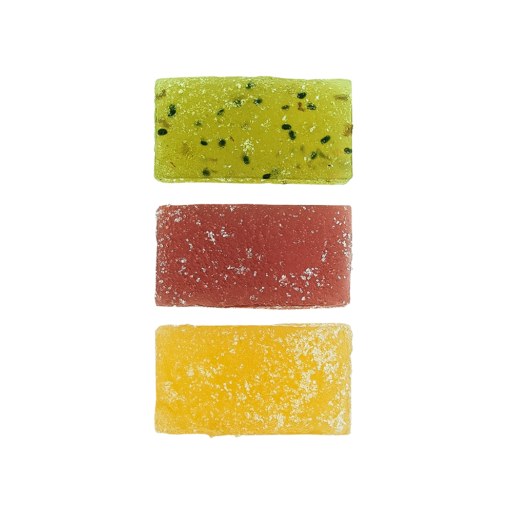 Rūta žėlė saldainiai su granatais, kiviais ir pasifloromis 120g - Image 2