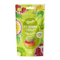 Rūta žėlė saldainiai su granatais, kiviais ir pasifloromis 120g