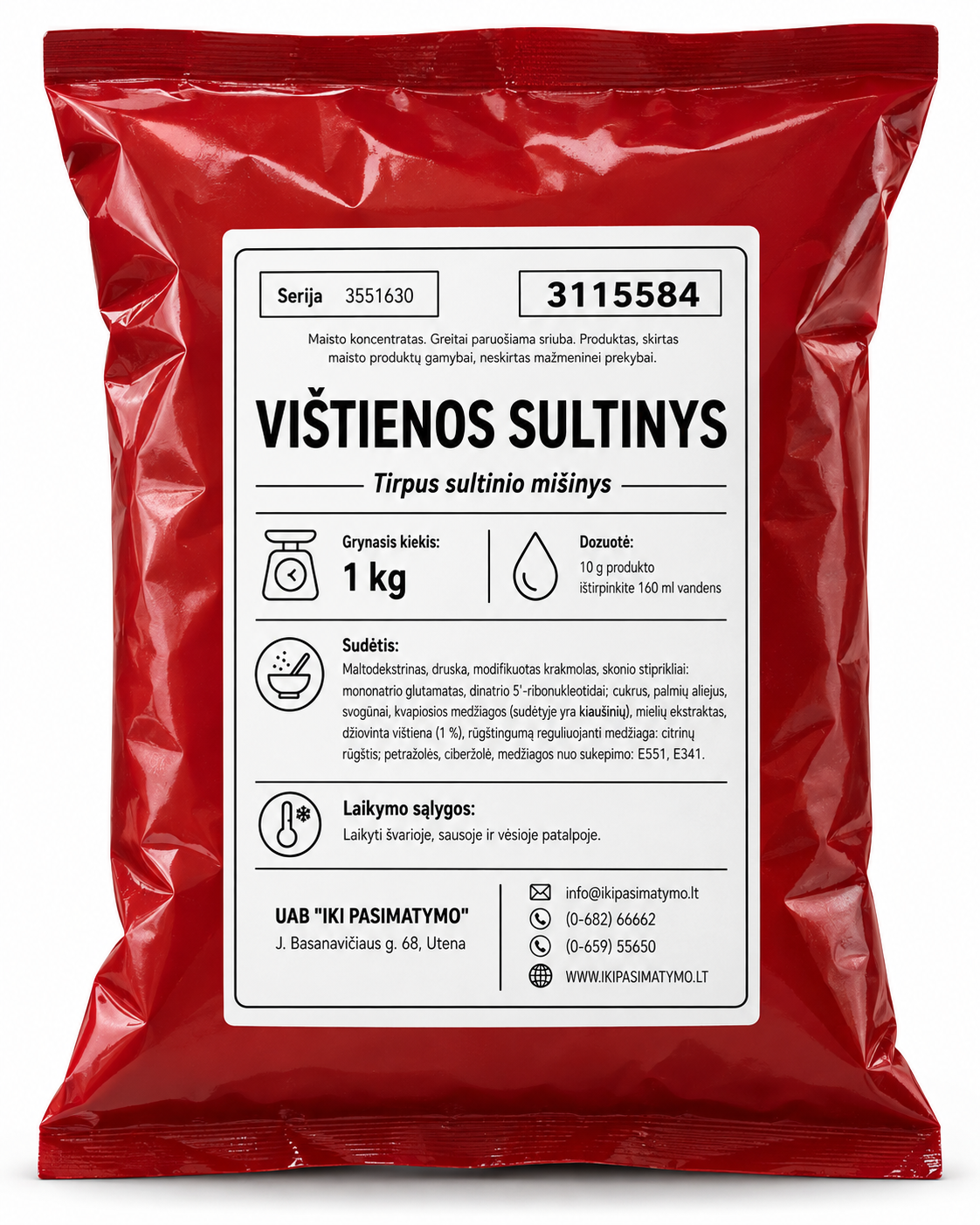 Vištienos sultinys 1 kg | Tirpus sultinio mišinys maisto gamybai
